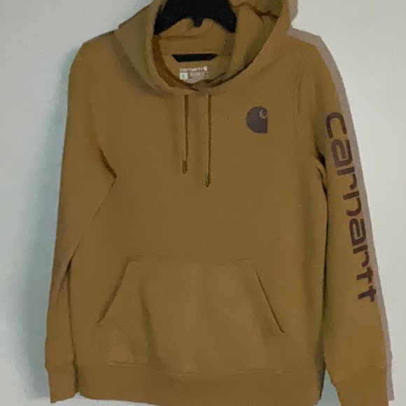 Carhartt Women’s  Brown Hoodie with Logo - Picture 3 of 6